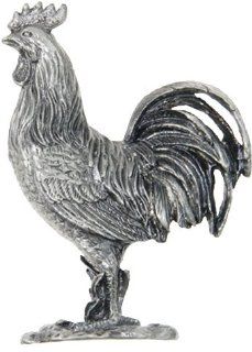 Rooster Magnet Pewter Kitchen & Dining