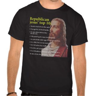 Republican jesus' tshirts