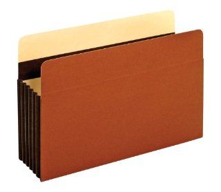 Globe Weis Accordion File Pockets, 5.25 Inch Expansion, Legal Size, Brown, 10 Count (C1536GHD)  Expanding File Jackets And Pockets 