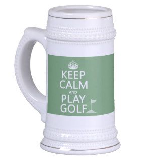 Keep Calm and Play Golf   all colors Coffee Mug