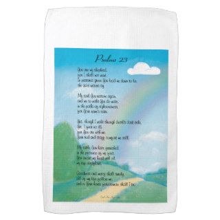 Psalm 23 Poem Kitchen Towel