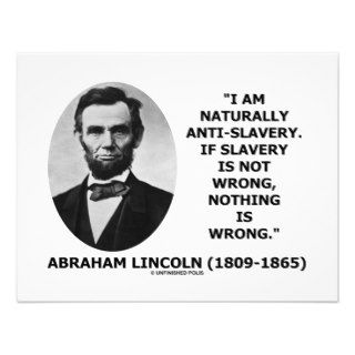 I Am Naturally Anti Slavery Slavery Is Wrong Quote Personalized Invites