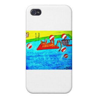 Cat Water Polo Cover For iPhone 4
