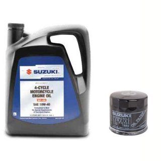 Suzuki SV650 Oil Change Kit, 10W40 Oil Automotive