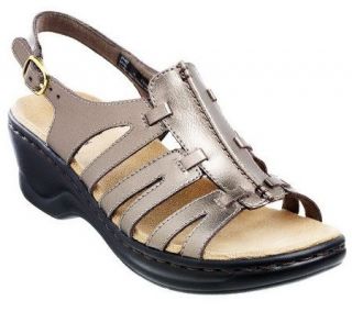 Clarks Bendables Lexi Marigold Leather Sandals —