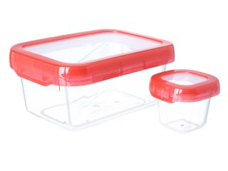 OXO Good Grips®  Locktop Lunch Set 3.8 Cup Red