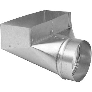 IMPERIAL 4 in x 10 in Galvanized Duct
