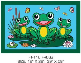 Fun Rug Frogs   Area Rugs