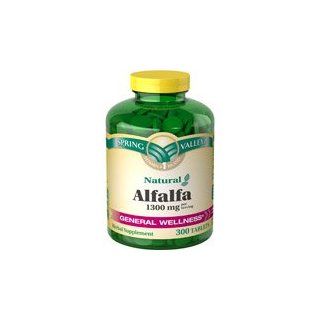 Spring Valley   Alfalfa 650 mg, 300 Tablets Health & Personal Care