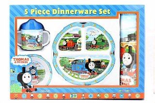 Thomas The Tank Engine 5 Piece Dinnerware Set Kitchen & Dining