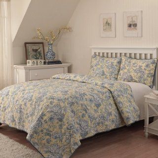Waverly Picture Perfect 3 Piece Quilt Set, King  