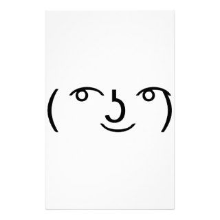 Le Lenny Face Stationery Paper