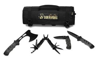 12 Survivors Roll Up Survival Kits