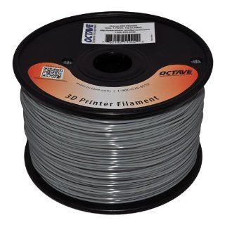 Octave Grey ABS Filament for 3D Printers   1.75mm 1kg Spool