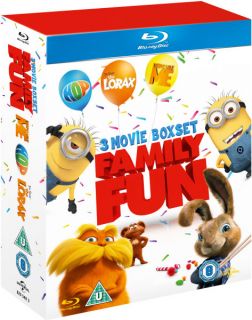 Hop / Despicable Me / Dr. Seuss The Lorax      Blu ray