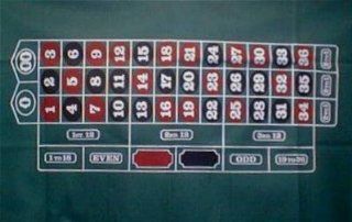 Trademark Poker Roulette Layout 36 Inch x 72 Inch  Casino And Card Game Layouts  Sports & Outdoors