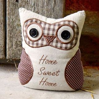 home sweet home owl door stop by lisa angel homeware and gifts