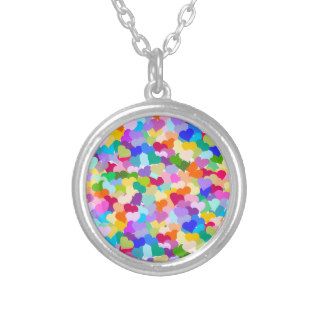 Rainbow Heart Confetti Custom Jewelry