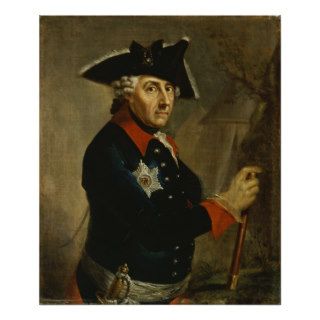 Frederick II the Great of Prussia, 1764 Poster
