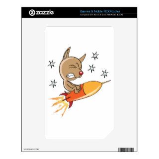 Space Dog Decals For The NOOK Color