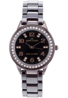Anne Klein 10 9341BMBN  Watches,Womens Black Dial Brown Ceramic, Casual Anne Klein Quartz Watches