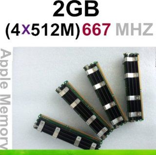 Mac pro Memory 2GB (512Mx4) DDR2 PC2 5300 FB Dimm ECC DDR2 667 w/A p p l e updates Computers & Accessories