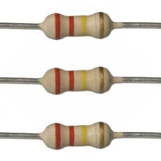 E Projects   220k Ohm Resistors   1/4 Watt   5%   220K (25 Pieces) Single Resistors