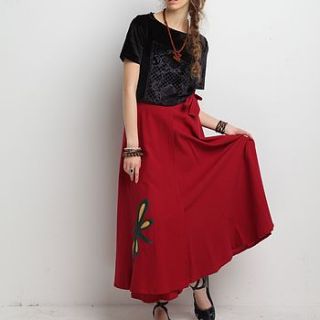 dragonfly wrap skirt by lale style