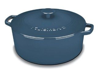 Cuisinart CI670 30BG Chef's Classic Enameled Cast Iron 7 Quart Round Covered Casserole, Provencal Blue Kitchen & Dining