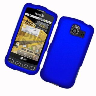 Blue Texture Hard Protector Case Cover For LG Optimus S LS670 Cell Phones & Accessories