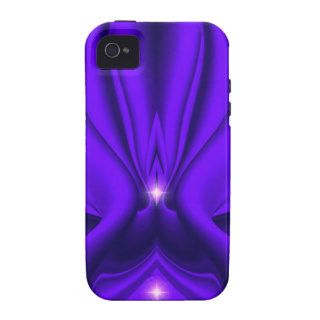 2 Stars Purple Abstract Fantasy Rainbow Art iPhone 4 Cover