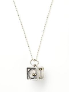 "Girl" Baby Block Charm necklace by Waxing Poetic