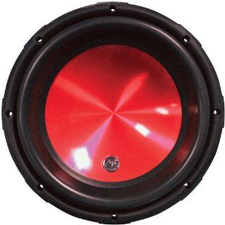 Audiopipe 12" Eye Candy Woofer Red 1600W Max  Vehicle Subwoofer Systems 