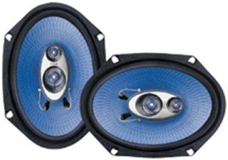 Pyle PL683BL 6 x 8 Inch 360 Watt 3 Way Speakers  Vehicle Speakers 