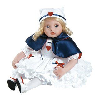 Collectible Doll, Little Nurse Doll, 21 inch Caressalyn Vinyl, 14 inches Seated Toys & Games