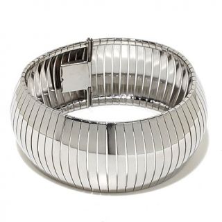 Stately Steel Cubetto Link Bracelet