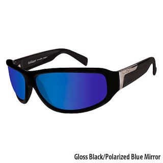 Wiley X Scissor Outdoor Street Series Sunglasses Gloss Black/Polarized Blue Mirror 439037