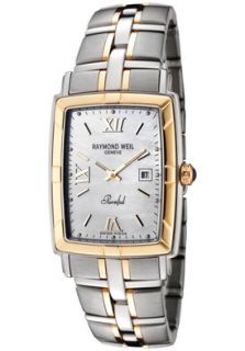 Raymond Weil 9340 STG 00907  Watches,Mens Parsifal MOP Dial 18K Gold and Stainless Steel, Casual Raymond Weil Quartz Watches