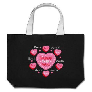 Grandma's Sweethearts Personalized Tote Bag