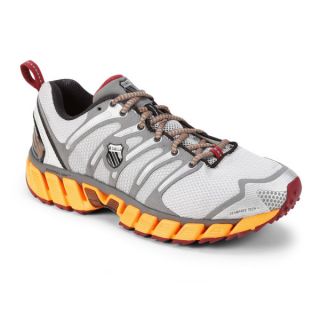 K Swiss Mens Blade Max Trail Running Shoes   Grey/Charcoal/Orange      Clothing