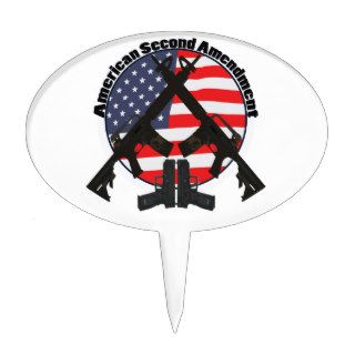 American Second Amendment Cake Toppers