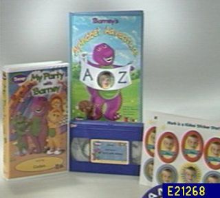 My Party With Barney Personalized Video Gift Set —