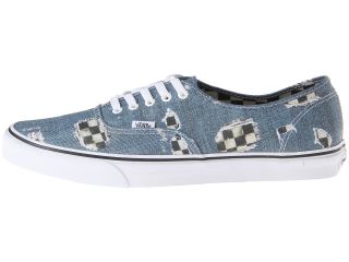 Vans Authentic™ (Denim/Checkered) Blue/True White