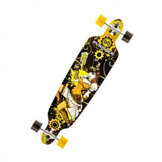 Punisher 40 inch Steampunk Skateboard with Drop Down Deck