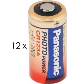 Panasonic CR 123A 3 Volt Lithium Batteries for Cameras Flashlights and Digital Flashes  Camera & Photo