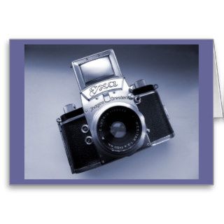 Old Camera (1957 Mk IV Ihagee Exa 0) Greeting Card