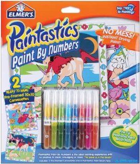 Elmers Paintastics Paint By Numbers Kit Unicorn   Childrens Paint By Number Kits
