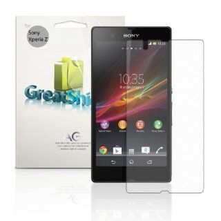 GreatShield Ultra Anti Glare (Matte) Clear Screen Protector Film for Sony Xperia Z / C6606PL   LIFETIME WARRANTY (3 Pack) Cell Phones & Accessories