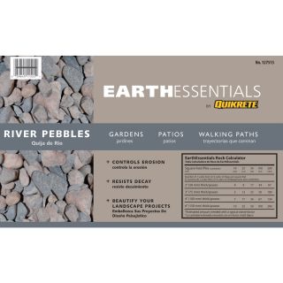 EARTHESSENTIALS BY QUIKRETE 0.5 cu ft River Pebbles