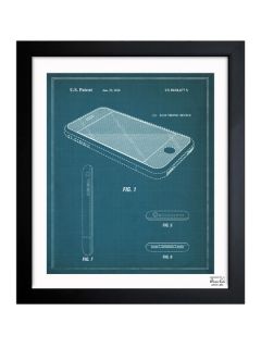 Apple iPhone, 2010 Framed Art Print by Oliver Gal
